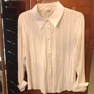 Talbots White Blouse